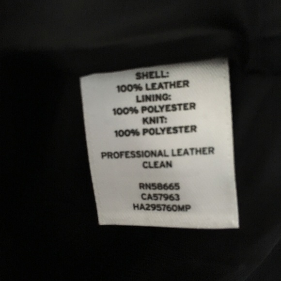 Leather Combo Skirt nwot - Picture 4 of 4